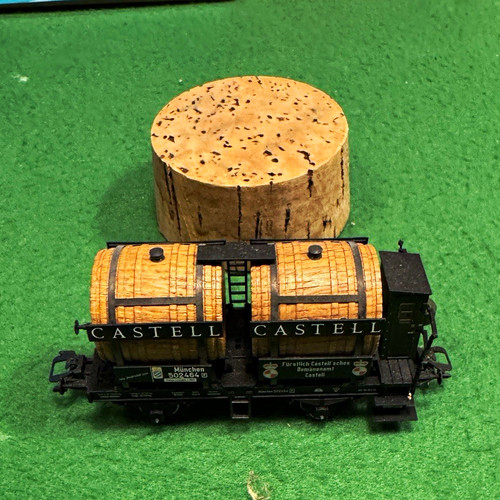 TRIX H0 Bierwagen CASTELL 502464 braun/schwarz/grün Transport | Condition: Gebraucht