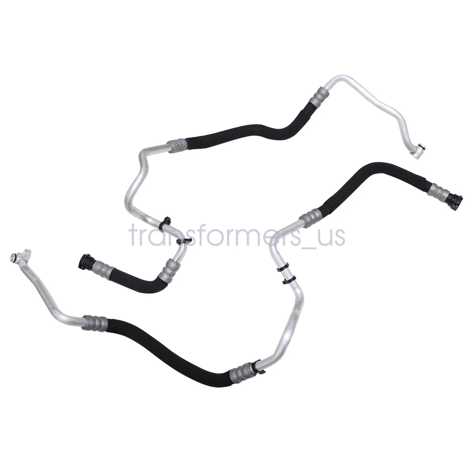 Línea de enfriador de aceite de motor para BMW 550i 550i GT 650i 750i 17227589509 17227589510 EE. UU. Foto 3 de 4