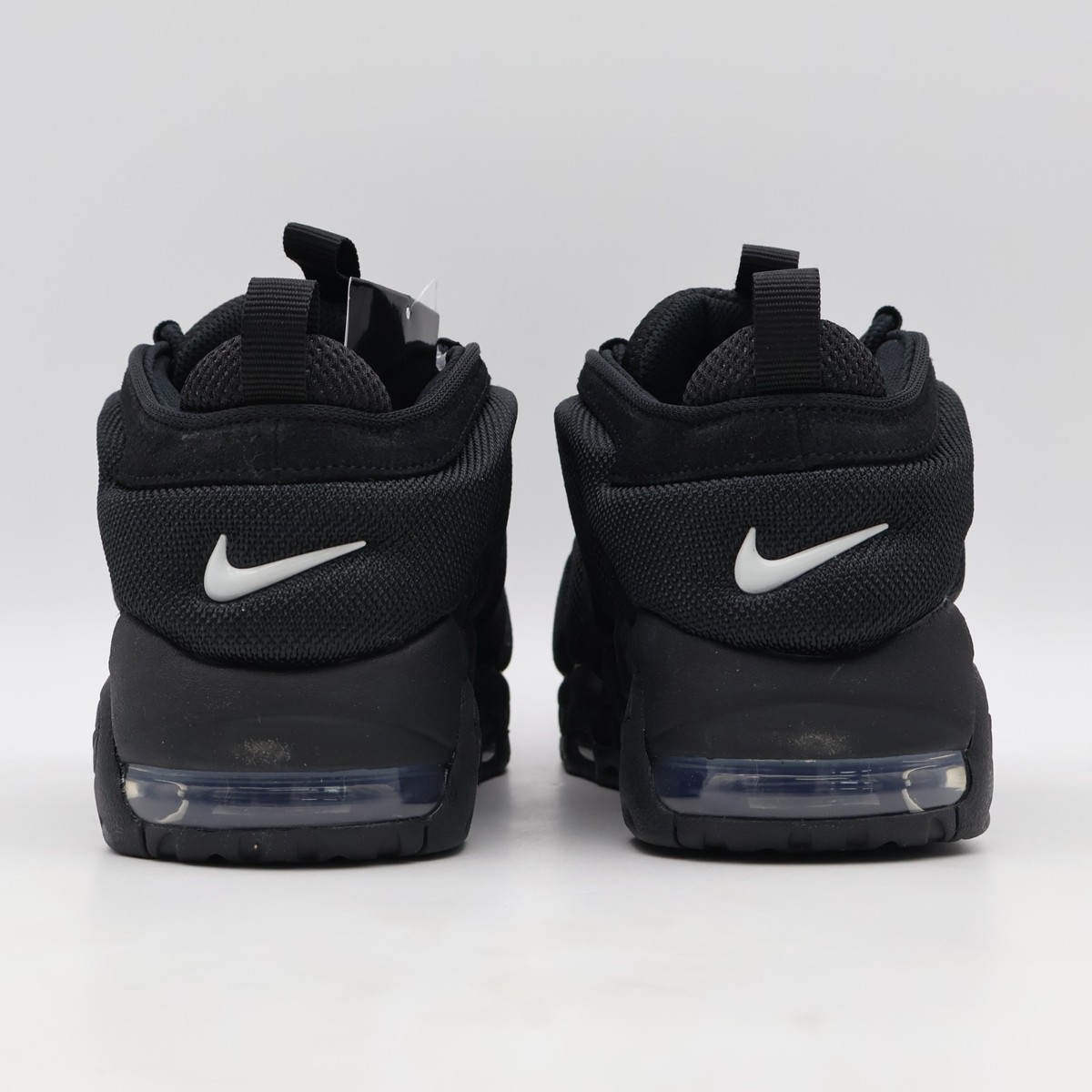 IM6649-001 Nike Air More Uptempo Low Triple Black (Men