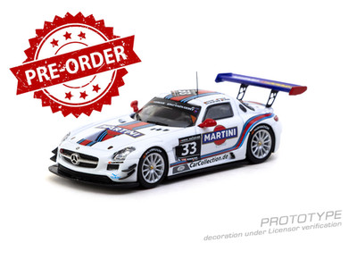 (Pre-order)Tarmac Works 1/64 Mercedes-Benz SLS AMG GT3 12h Zandvoort 2014 Winner