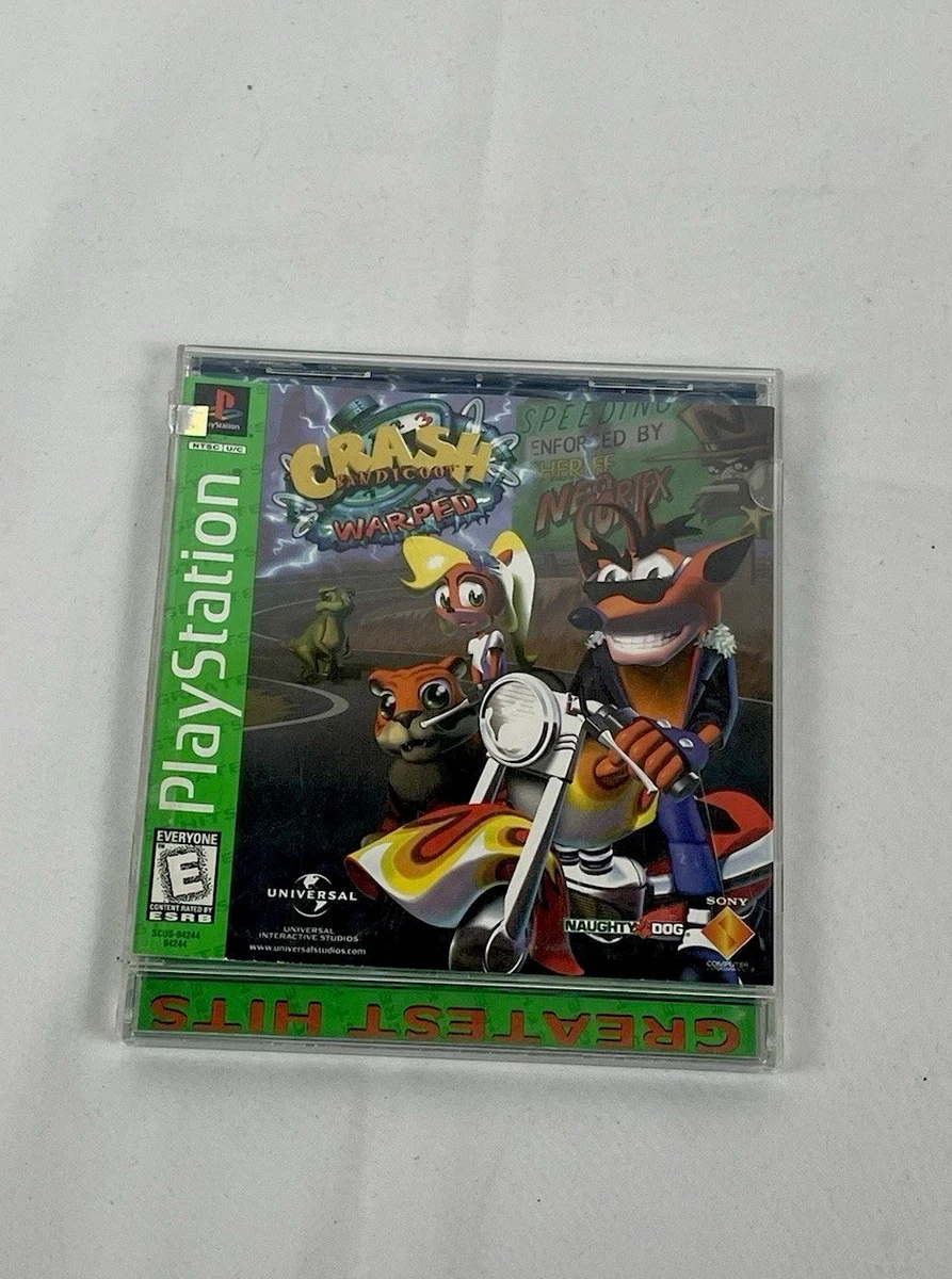 JEU PS1 CRASH BANDICOOT 3 WARPED PLATINUM SANS COVER AVEC NOTICE: : JEUX PLAYSTATION