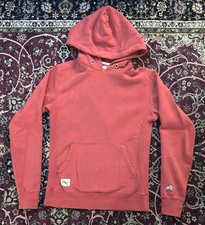 Tracksmith Red Reserve Weave Hoodie Ultra Soft XS New