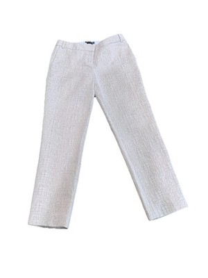 Express Design Studio Editor Women's Ivory  Fully Lined Dress Pant Size 2R (027)