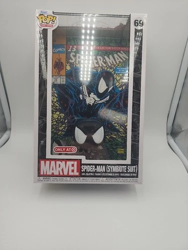 Funko Pop! Comic Book Cover with Case: Marvel - Spider-Man (Symbiote Suit) -...