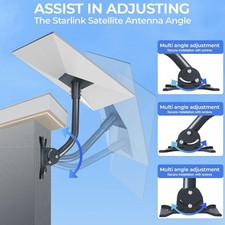 Starlink Gen 3 Mount 360  Adjustable Mounting Kit V3 For Roof Exterior Wall