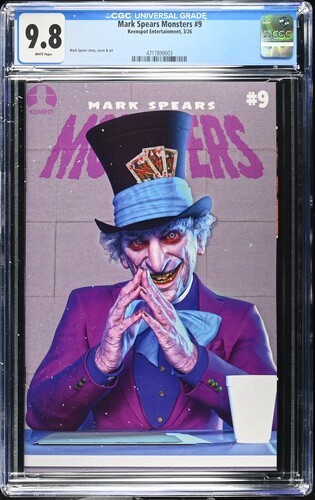 Mark Spears Monsters #9 A Cover  CGC 9.8 NM/M Gorgeous Gem Wow