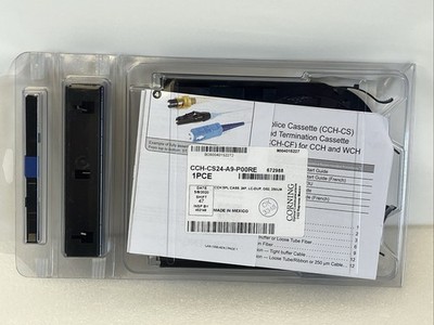 Corning CCH-CS24-A9-P00RE Pigtailed Splice Cassette *FACTORY SEALED* *US SELLER*