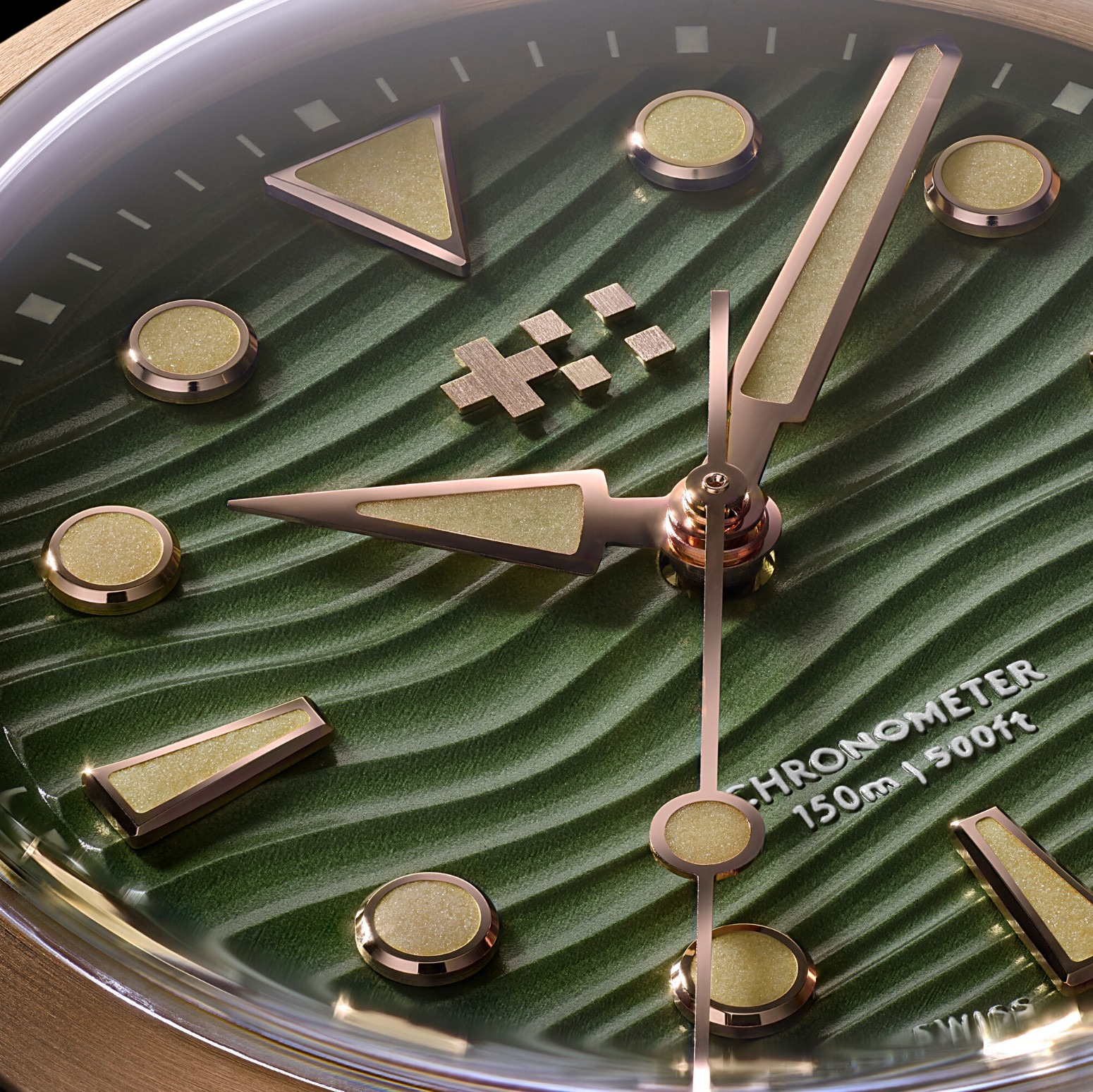 Christopher Ward COSC C65 Dune Bronze Marram Green Automatic 38mm Watch