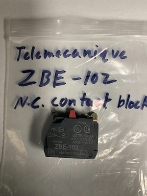 Telemecanique Normally Closed (N.C.) Contact Block   Industrial Control