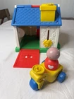 Vintage Fisher Price 136 Discovery Cottage Jumbo Chunky Little People House 1984