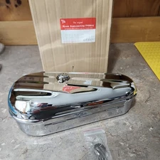 Harley Oval / Kidney Style Tool Box CHROME NEW 64205-40C for harley davidson mcs