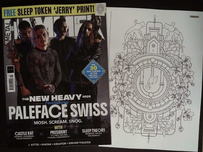 METAL HAMMER #410 March 2026 PALEFACE SWISS Cover + SLEEP TOKEN JERRY Print @NEW