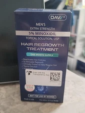 DAVV 5% Minoxidil for Women & Men Hair Growth Serum with Biotin 2oz EXP 8/28