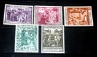 MONACO 1973  ST. FRANCIS OF ASSISI ANN SET OF 5 ISSUES   IN FINE M/L/H