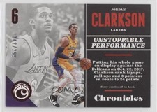 2017-18 Panini Chronicles Red 242/299 Jordan Clarkson #52 02v3