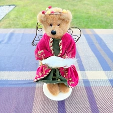 Vintage Boyds Bear angel Christmas tree topper - TJ's best dressed series