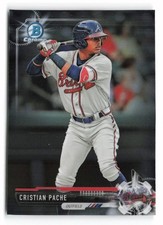 2017 Bowman Draft Cristian Pache Chrome #BDC-40 Atlanta Braves