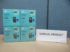 LOT OF 4 TP-LINK ARCHER T2U AC600 DUAL BAND WIRELESS WI-FI USB ADAPTER-NEW BOXES