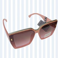 True Religion Authentic Women's Cowgirl Western Oversized Kool Pink Sun Glasses