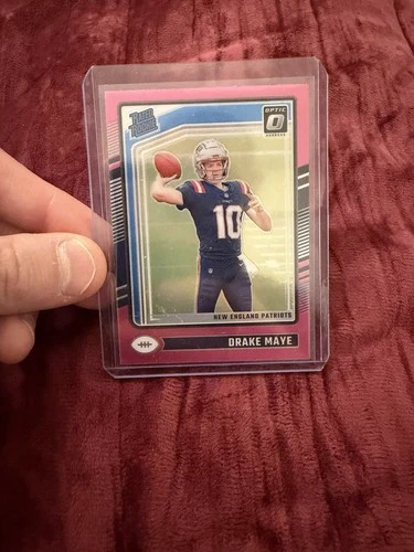 2024 Panini Donruss Optic - Rated Rookie Drake Maye #229 Pink Prizm (RC)