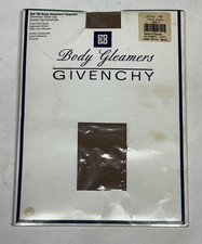 Vintage Givenchy Body Gleamers 156 Shimmery Sheer Leg Control Top Pantyhose Sz C