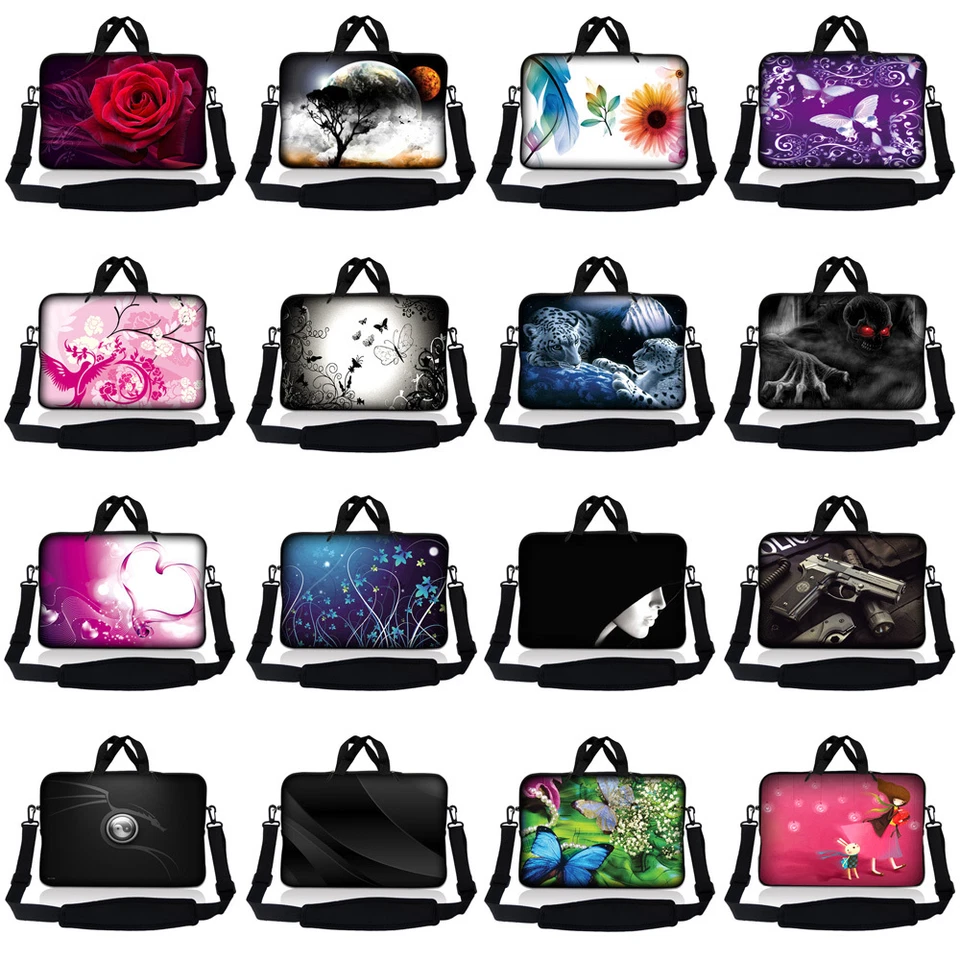 Funda para portátil con asa y correa Asus HP Dell Apple Chromebook 11.6" 11" 12 Foto 2 de 4