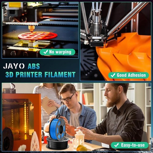 JAYO 5 Rolls 3D Printer Filament ABS, 1.75mm 1.1KG/SET TPU 500G - 第 10/12 張圖片