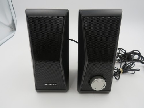 Nylavee SK600 USB Computer Speakers Bluetooth 3.5 LED RGB HiFi Bass Black