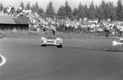 Hans Herrmann Dieter Glemser Porsche 906 E 1966 Motor Racing Old Photo 3