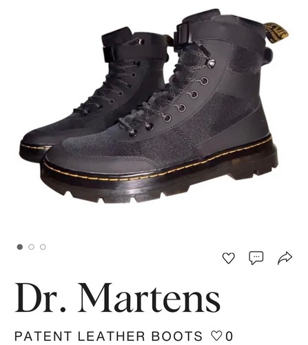 Buy Doc Martens Mens 9 Black Combs Tech 