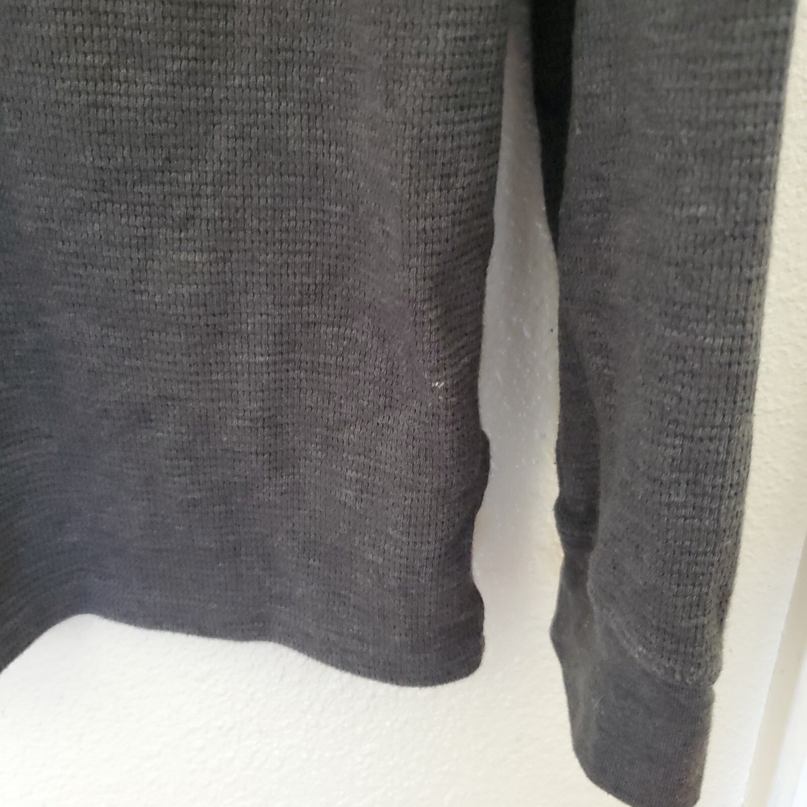 Polo Ralph Lauren grigia camicia waffle maglia pigiama termico bianco pony uomo grande