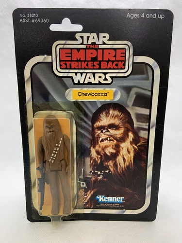 CHEWBACCA, Star Wars Empire strikes back, Kenner Carded ESB 41 Back Restored