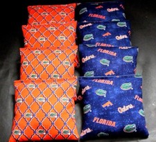 University of Florida Gators Set of 8 Cornhole Bean Bags ACA Regulation