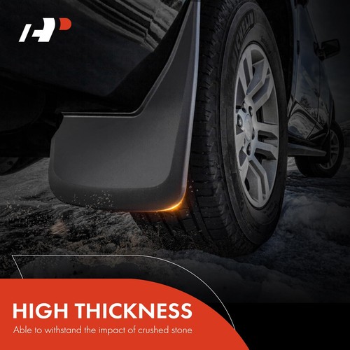 4x Black Mud Flaps Fender Splash Guards Front & Rear for Ford Mustang Mach-E - Picture 4 of 9