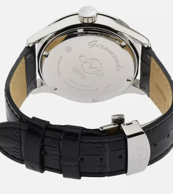 Gevril GV2 Giromondo GMT 手表蓝宝石水晶瑞士制造限量版 55/500 42300 — 第 3/4 张图片