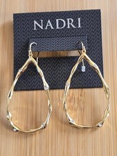 #38 Nadri   Goldtone   Dangle earrings MSRP $65 NWT