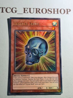Crystal Skull▪︎YUGIOH▪︎BLCR▪︎2022▪︎ULTRA RARE▪︎ENGLISH