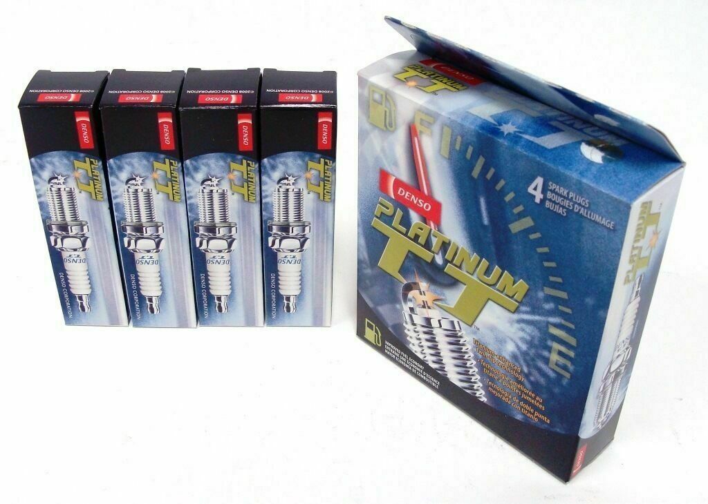 DENSO PLATINUM TT Spark Plugs Set of 4 for 2010-2016 Toyota Camry 2.5L