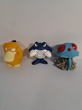 Lot Of 3Vintage 1999 Burger King Pokemon Toys Psyduck Poliwrath Tentacruel