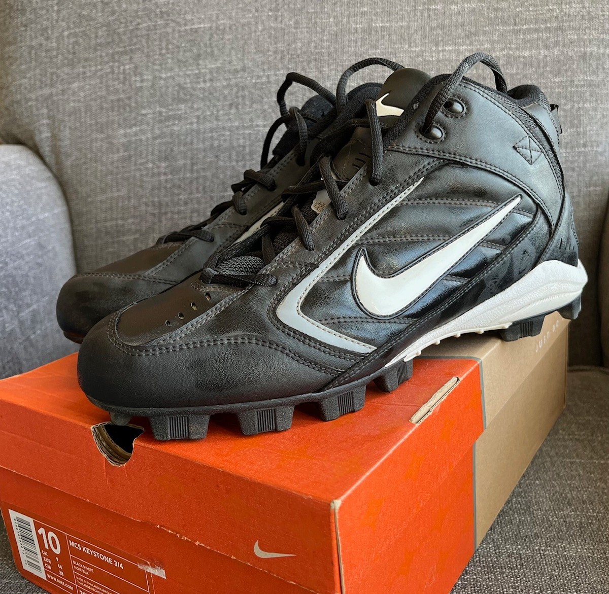 Nike MCS Keystone 3/4 Mens Baseball Cleats 307012 011 - Mens  display picture 1