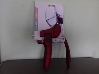 Cavatappi A Leva Tescoma Uno Vino - Con Spirale Antiadrente, 20 Cm, Effetto Soft Touch - Per Tappi In Sughero - Foto 6