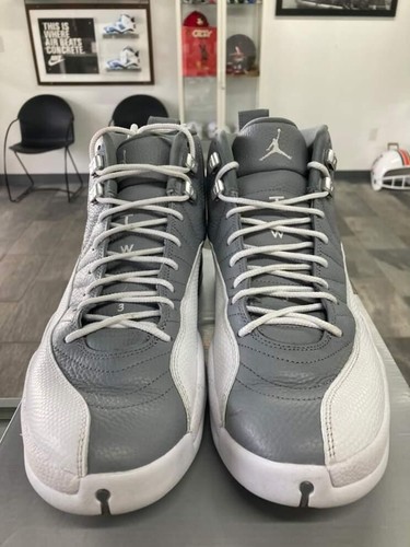 Nike Air Jordan 12 XII Retro Stealth Grey CT8013-015 Menâs Size 12 used | eBay