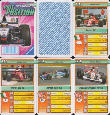 Ravensburger ''Pole Position'' 1999 (S, Quartett-Nr. 204038) Z 1-2+
