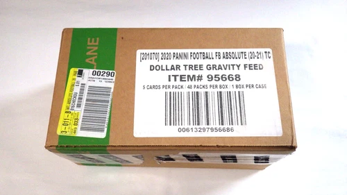 2020 PANINI ABSOLUTE NFL Dollar Tree Gravity Feed Box NEW Factory Sealed
