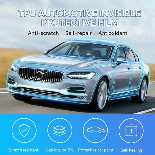 Headlights Precut Paint Protection Film Clear PPF TPU For Volvo S90 2017-2024 - Picture 4 of 21
