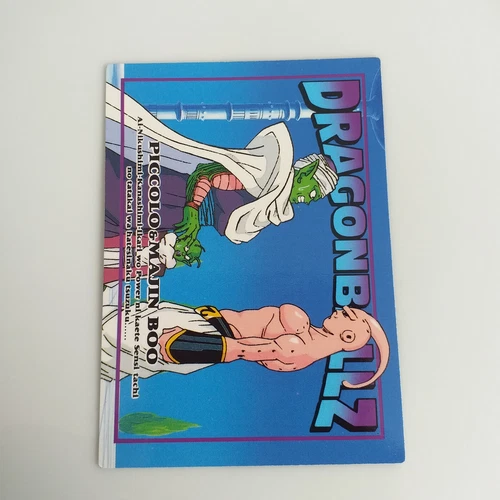 Carte Dragon Ball Z, Memorial photo, Bandai. N°23 : Boo & Piccolo, BE / LP
