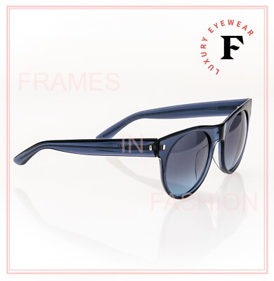 SAINT LAURENT 6360 YSL SL6360 Transparent Navy Blue Shield