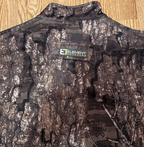 Element Outdoors Prime Series light/mid full zip jacket Realtree Timber-Medium - Picture 3 of 4