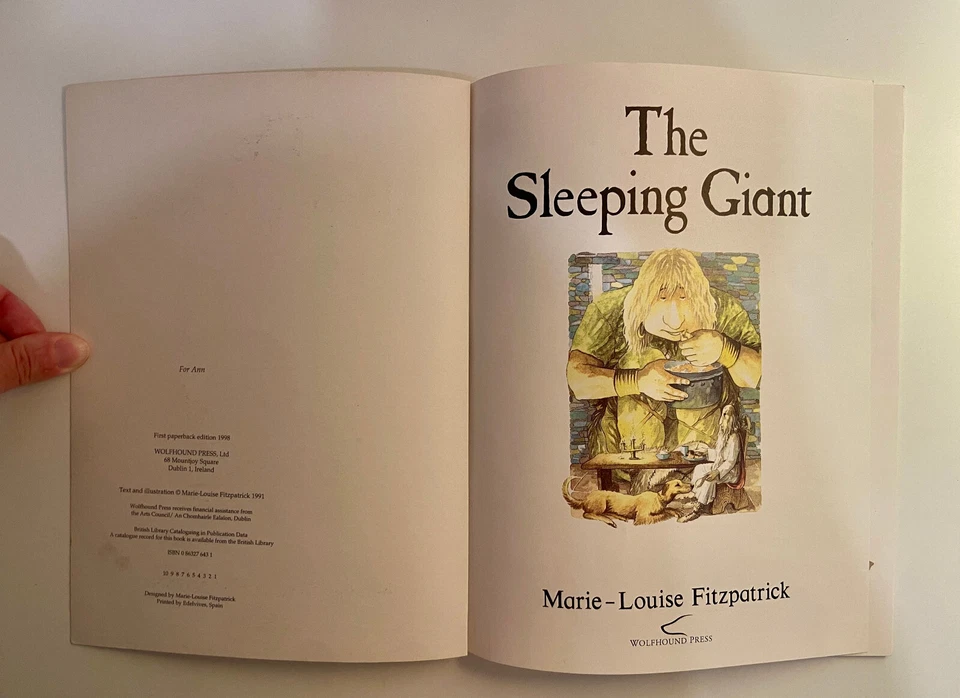 The Sleeping Giant | 1998 Classic Irish Children's Book | Wolfhound Press - Image 3 of 4