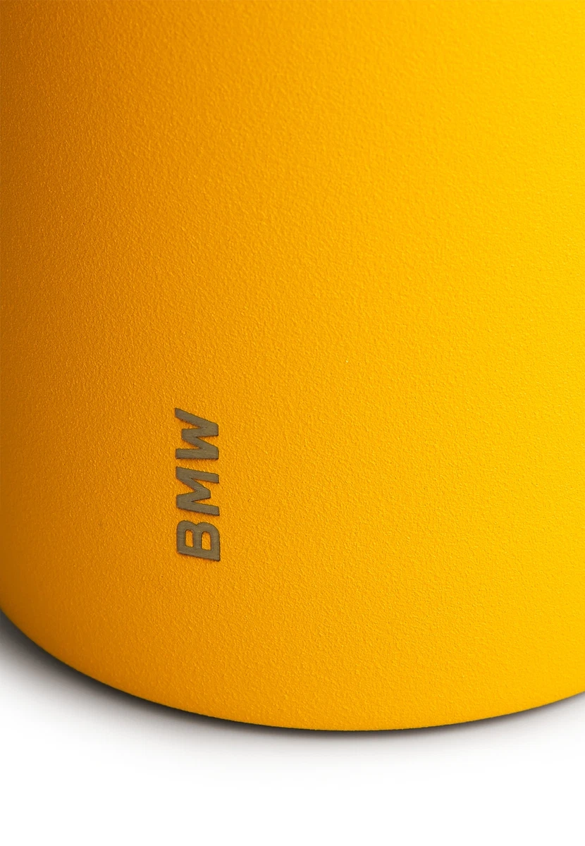 BMW Genuine Thermo Mug Large Sport Yellow Tea Coffee Thermal Cup